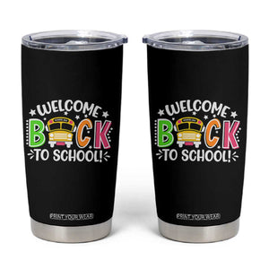 Welcome Back to School Bus Driver Tumbler Cup First Day for School Gifts