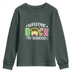 Welcome Back to School Bus Driver Youth Sweatshirt First Day for School Gifts