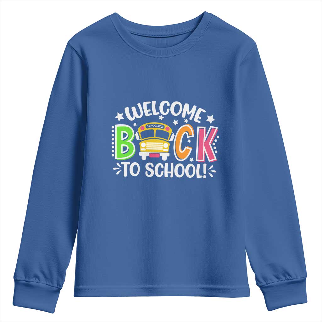 Welcome Back to School Bus Driver Youth Sweatshirt First Day for School Gifts