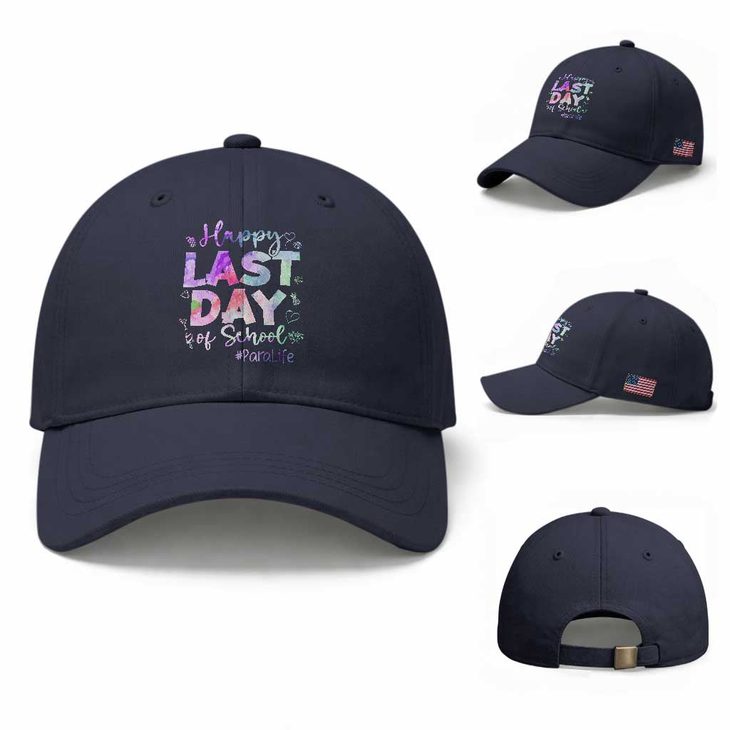 Para Life Beach Mode Baseball Cap Funny Last Day of School Summer Vacation Gift