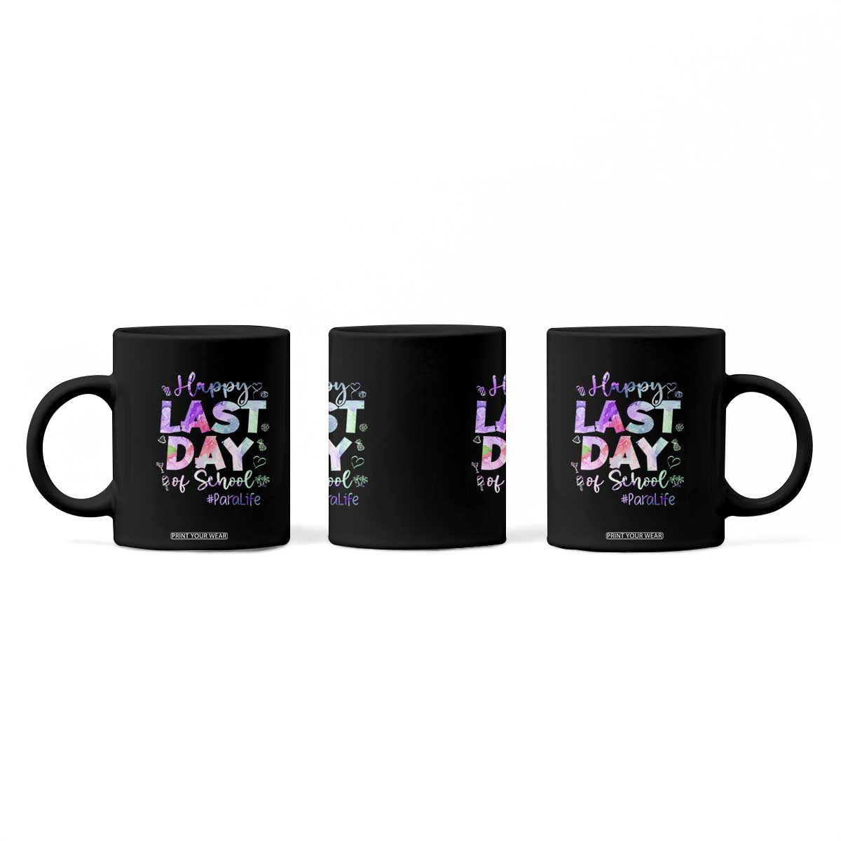Para Life Beach Mode Coffee Mug Funny Last Day of School Summer Vacation Gift