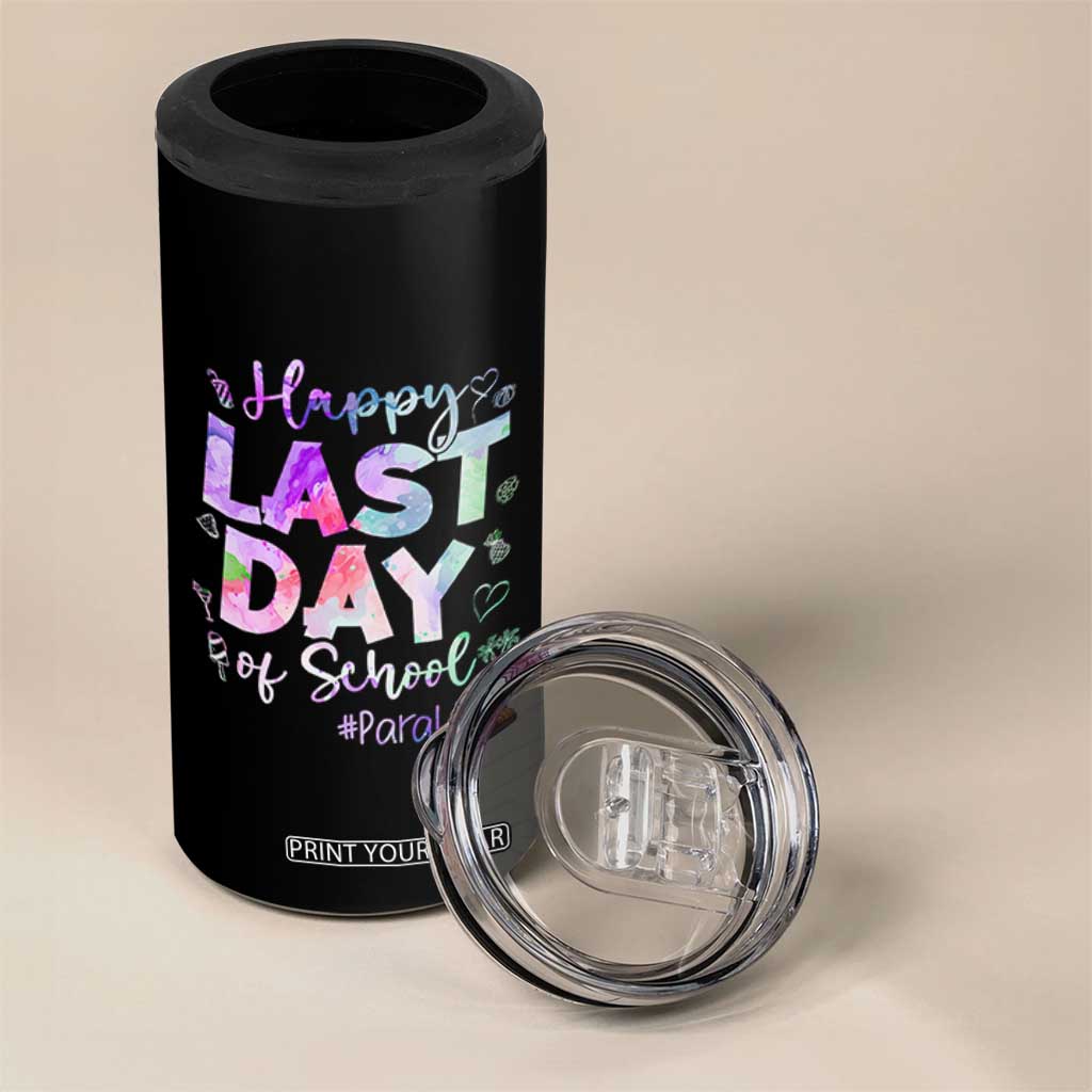 Para Life Beach Mode 4 in 1 Can Cooler Tumbler Funny Last Day of School Summer Vacation Gift