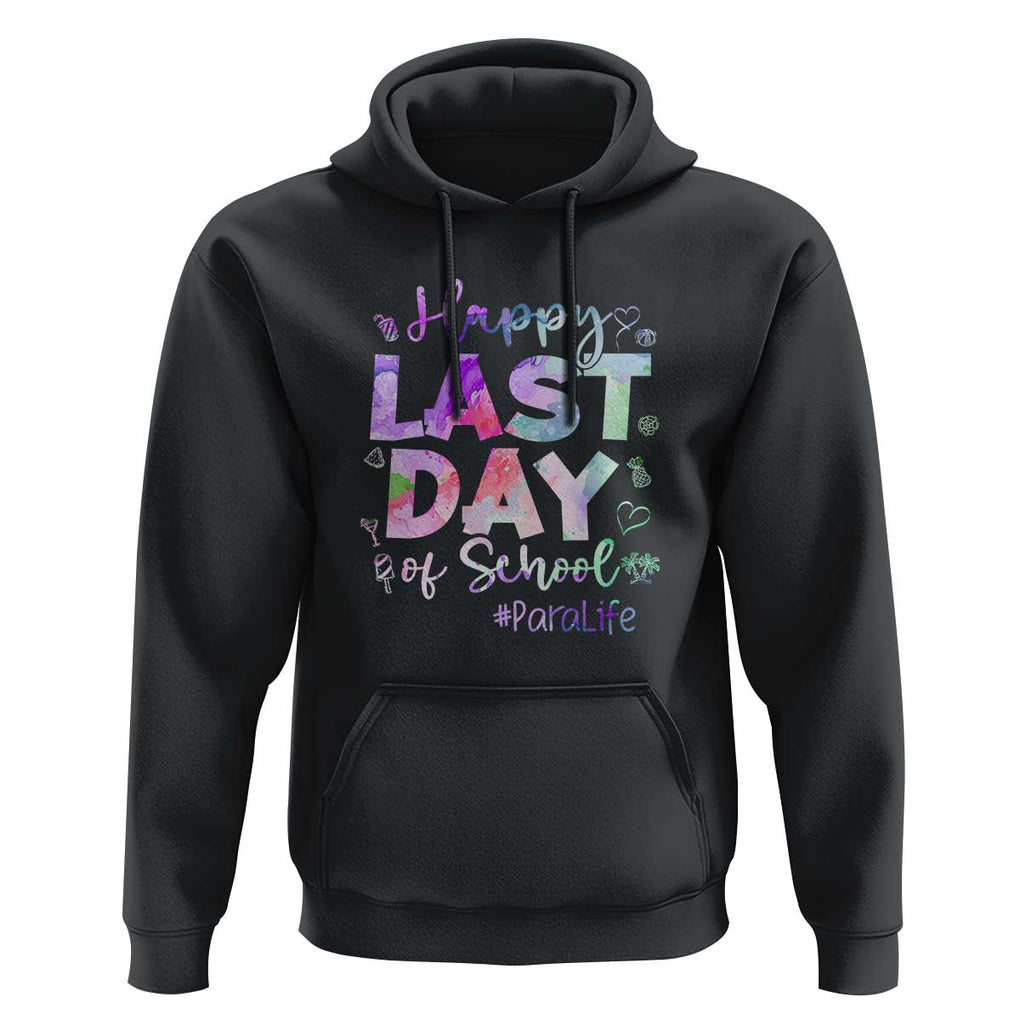 Last Day of School Hoodie Para Life Summer Vacation Beach TS01 Black Print Your Wear