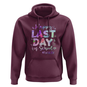 Last Day of School Hoodie Para Life Summer Vacation Beach TS01 Maroon Print Your Wear