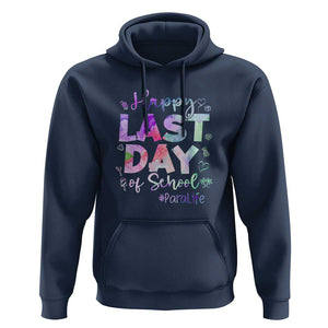 Last Day of School Hoodie Para Life Summer Vacation Beach TS01 Navy Print Your Wear