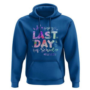 Last Day of School Hoodie Para Life Summer Vacation Beach TS01 Royal Blue Print Your Wear