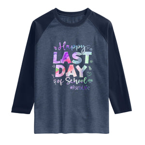 Para Life Beach Mode Raglan Shirt Funny Last Day of School Summer Vacation Gift