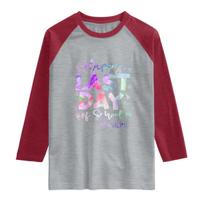 Para Life Beach Mode Raglan Shirt Funny Last Day of School Summer Vacation Gift