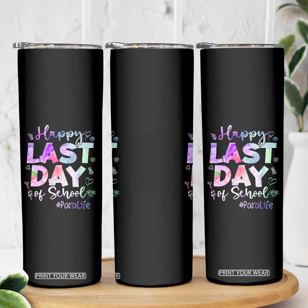Para Life Beach Mode Skinny Tumbler Funny Last Day of School Summer Vacation Gift