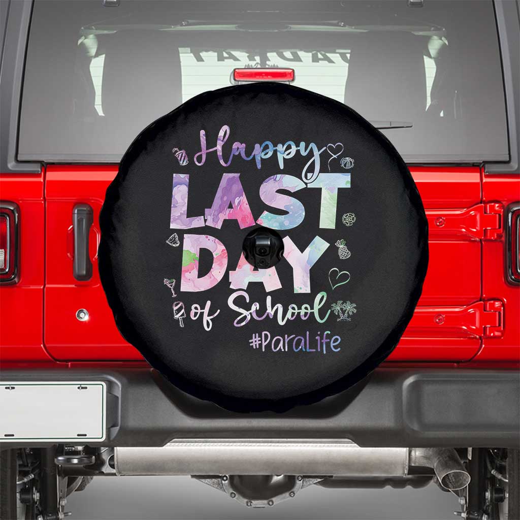 Para Life Beach Mode Spare Tire Cover Funny Last Day of School Summer Vacation Gift