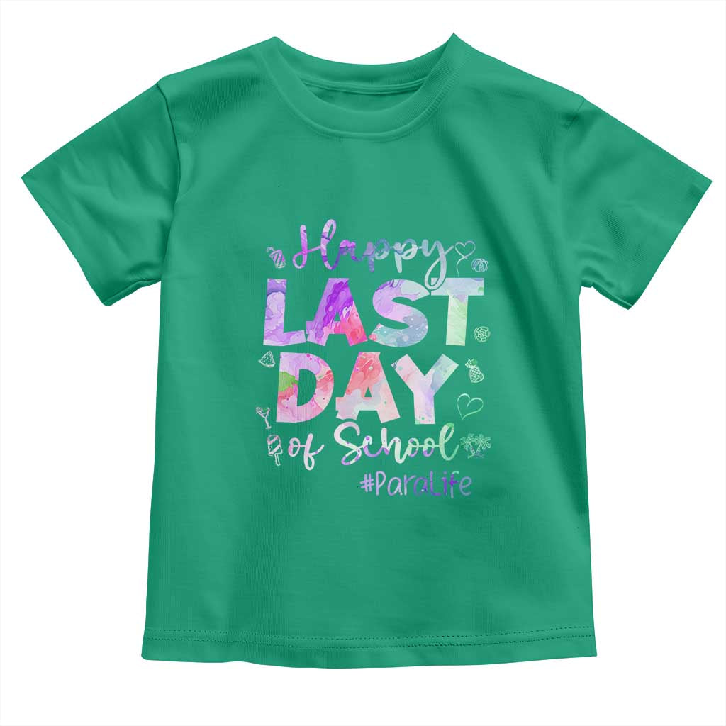 Para Life Beach Mode Toddler T Shirt Funny Last Day of School Summer Vacation Gift
