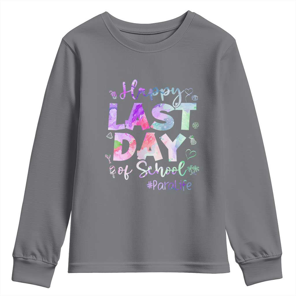 Para Life Beach Mode Youth Sweatshirt Funny Last Day of School Summer Vacation Gift