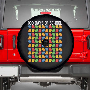 Master Builder 100 Days of School Spare Tire Cover Funny Toy Building Blocks Gift