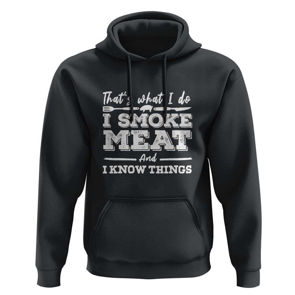 I'd Smoke That - Funny Meat BBQ Season Smoker & Grilling Hoodie TS01 Black Print Your Wear