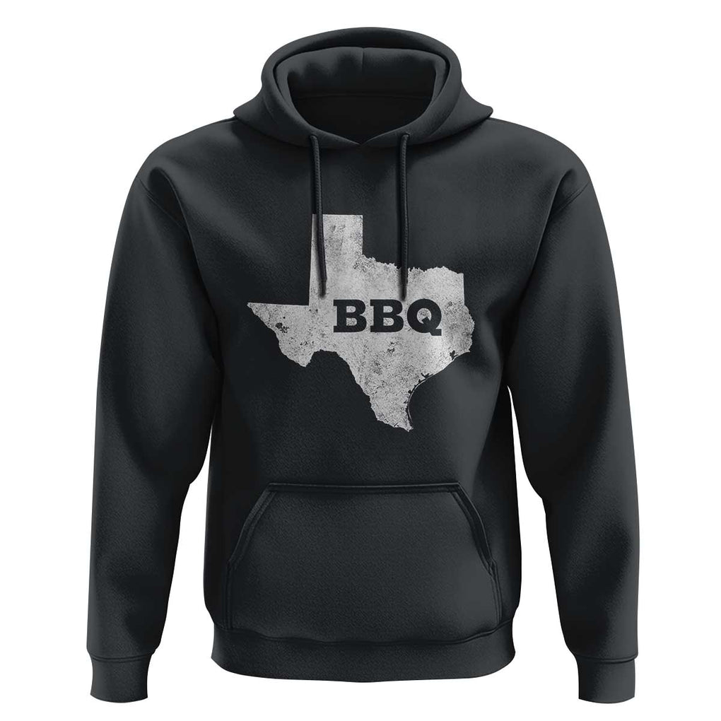 Vintage Retro Texas BBQ Hoodie State Pride Barbecue Graphic, Soft Cotton Tee, Classic Design TS01 Black Print Your Wear