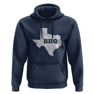 Vintage Retro Texas BBQ Hoodie State Pride Barbecue Graphic, Soft Cotton Tee, Classic Design TS01 Navy Print Your Wear