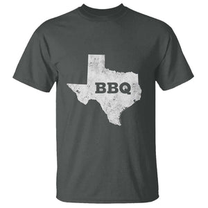 Vintage Retro Texas BBQ T Shirt State Pride Barbecue Graphic, Soft Cotton Tee, Classic Design TS01 Dark Heather Print Your Wear