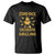 Mens Funny Grandpa Grilling T Shirt Stand Back BBQ Tee, Fathers Day Gift, Comfortable Cotton TS01 Black Print Your Wear