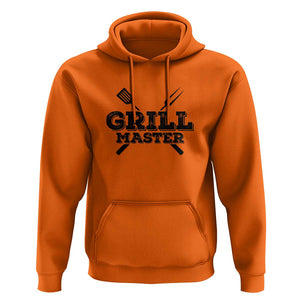 Grill Master BBQ Smoker Hoodie Barbecue Grilling Tee, Perfect for BBQ Enthusiasts, Comfortable Cotton TS01 Orange Print Your Wear