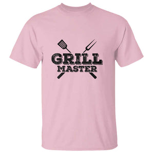 Grill Master BBQ Smoker T Shirt Barbecue Grilling Tee, Perfect for BBQ Enthusiasts, Comfortable Cotton TS01 Light Pink Print Your Wear