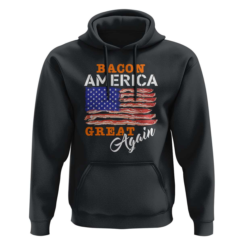 2024 BBQ Hoodie Bacon America Great AgainFunny Barbecue TS01 Black Print Your Wear