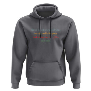 Women's Awareness Hoodie There Is Not One Child Who Wants to Die - Powerful Anti-Violence Message TS01 Charcoal Print Your Wear