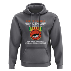 Agent Orange Awareness Hoodie Agent Orange Remember Our Sacrifice - Patriotic Veterans Day Gift for U.S. Veteran Dad or Grandpa TS01 Charcoal Print Your Wear