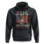 I'm a Dad, Grandpa, and Veteran Hoodie Nothing Scares Me - Proud Military Father's Day TS01 Black Print Your Wear