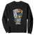 Autism Awareness Sweatshirt His Fight is My Fight Jigsaw Puzzle Boxing Glove TS01 Black Printyourwear