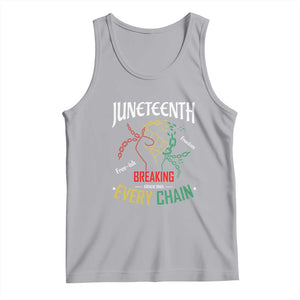 Juneteenth 1865 Tank Top Breaking Every Chain Freeish Black Freedom TS01 Athletic Heather Print Your Wear