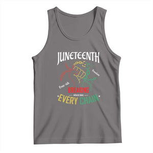 Juneteenth 1865 Tank Top Breaking Every Chain Freeish Black Freedom TS01 Deep Heather Print Your Wear