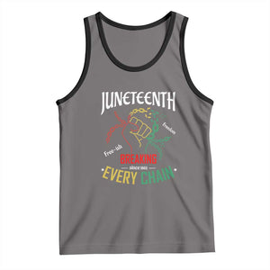 Juneteenth 1865 Tank Top Breaking Every Chain Freeish Black Freedom TS01 Deep Heather Black Print Your Wear