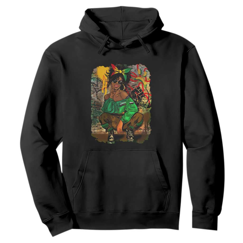Black Heritage Hoodie For Melanin Black Women TS01 Black Print Your Wear
