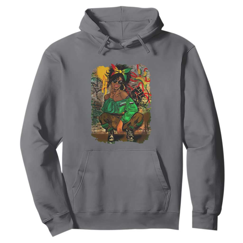 Black Heritage Hoodie For Melanin Black Women TS01 Charcoal Print Your Wear