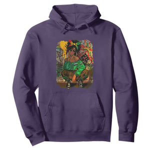 Black Heritage Hoodie For Melanin Black Women TS01 Purple Print Your Wear