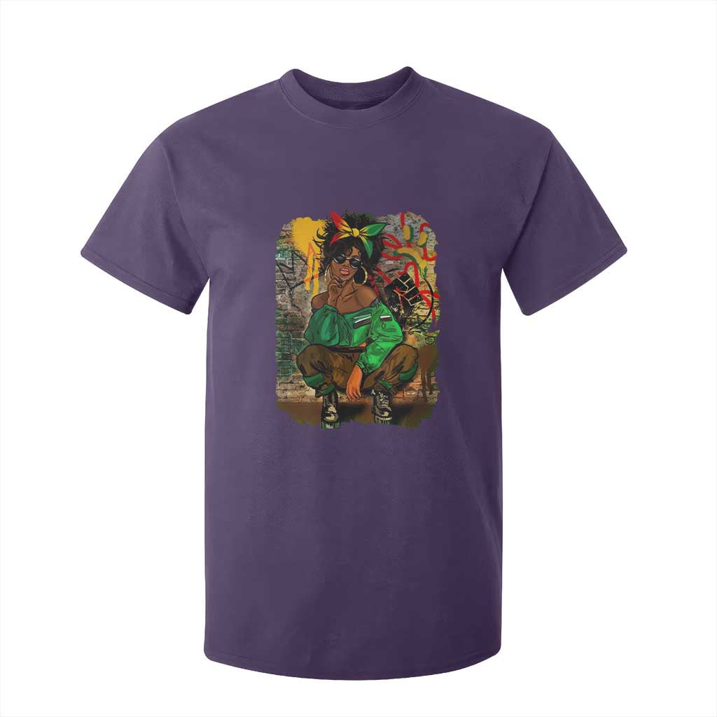 Black Heritage Pride T Shirt For Kid For Melanin Black Women TS01 Purple Print Your Wear