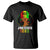 Queen Afro T Shirt Juneteenth 1865 TS01 Black Printyourwear