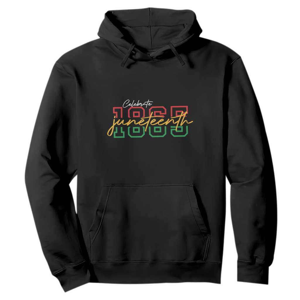 Black History Hoodie Celebrate Juneteenth 1865 TS01 Black Printyourwear