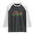Black History Pride Raglan Shirt Celebrate Juneteenth 1865 TS01 Black White Print Your Wear