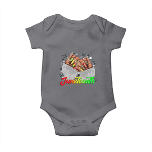 Juneteenth Celebration Baby Onesie Since 1865 Women Nails Butterflies TS01 Charcoal Print Your Wear
