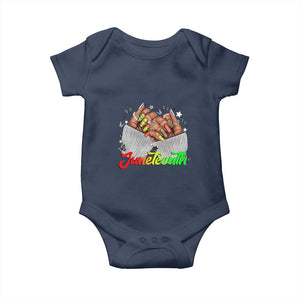 Juneteenth Celebration Baby Onesie Since 1865 Women Nails Butterflies TS01 Navy Print Your Wear