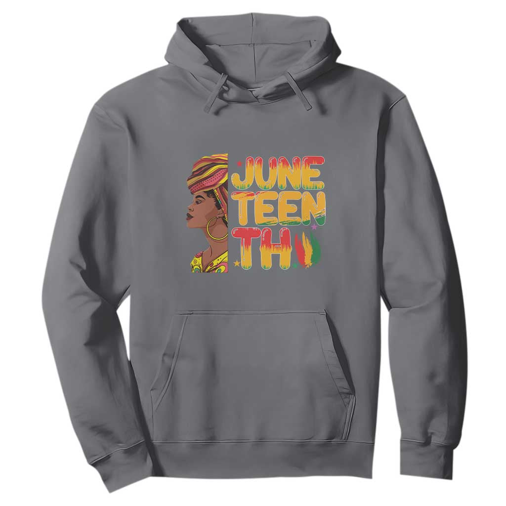 African Black History African American Ladies Juneteenth Hoodie TS01 Charcoal Printyourwear