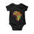Education Is Freedom Baby Onesie African American History TS01 Black Print Your Wear