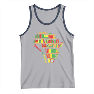 Education Is Freedom Tank Top African American History TS01 Athletic Heather Navy Print Your Wear