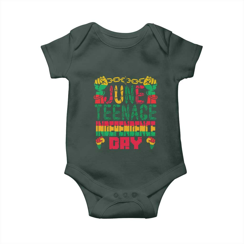Juneteenth 1865 Independence Day Baby Onesie TS01 Print Your Wear