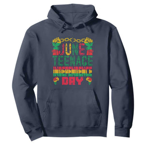 Independence Day Hoodie Juneteenth 1865 TS01 Navy Printyourwear
