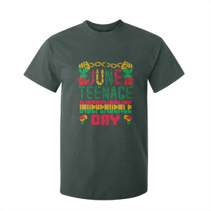 Juneteenth 1865 Independence Day T Shirt For Kid TS01 Dark Forest Green Print Your Wear