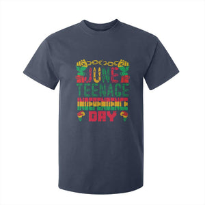 Juneteenth 1865 Independence Day T Shirt For Kid TS01 Navy Print Your Wear