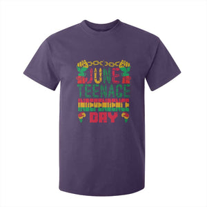 Juneteenth 1865 Independence Day T Shirt For Kid TS01 Purple Print Your Wear