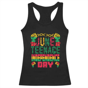 Juneteenth 1865 Independence Day Racerback Tank Top TS01 Black Print Your Wear